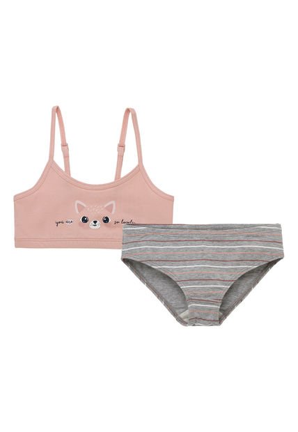 Conjunto Corto Rosado  OFFCORSS