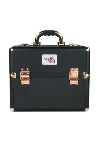Maleta 3234 Black & Rose Gold Small Diamond Olivia Garden