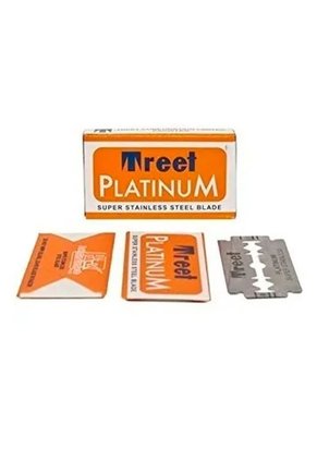 Cuchilla Barberia Treet Platinum Media X100 Unidad