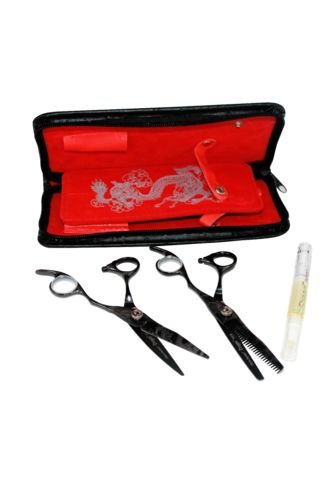 Set X2 Tijera Deslizante Y Tijera Entresacadora 55 Olivia Garden