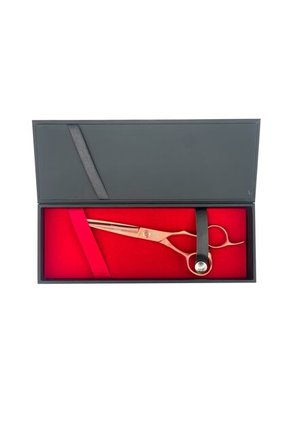 Tijera Deslizante 440 Rose Gold Estuche Cubierta Tipo Cuero 6.0"