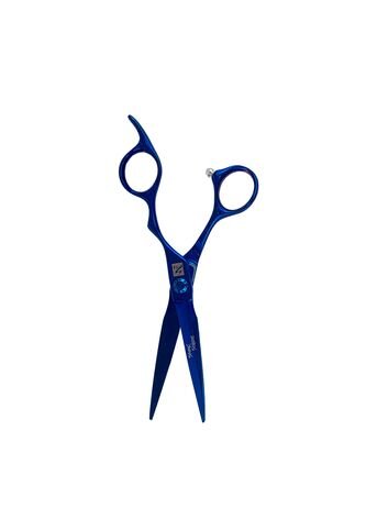 Tijera Deslizante 440 Azul Cobalto Estuche Madera 60 Olivia Garden