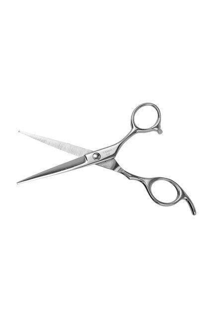 Tijera Microdentada Acero 420 Silver 6 Con Estuche