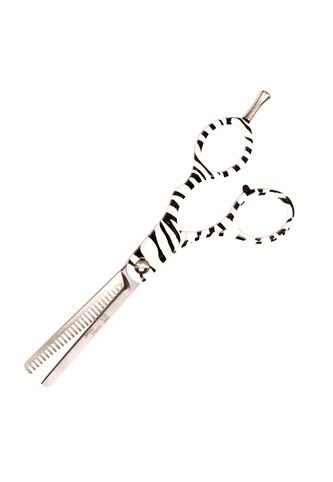 Tijera Entresacadora Diseño Cebra 55 Olivia Garden