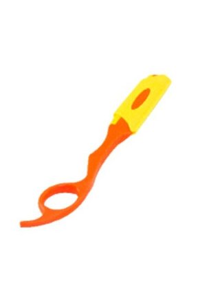 Navaja Plastica Texturizante Doble Cara Naranja