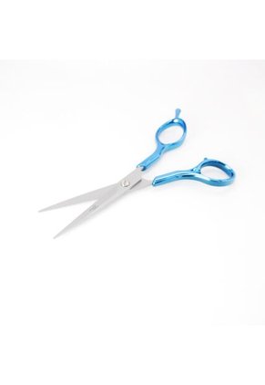 Tijera Microdentada Azul Metalizado 6.