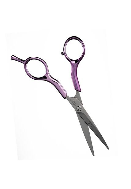 Tijera Microdentada Purpura Metalizado 6