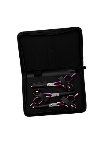 Set Tijeras X3 - Deslizante + Microdentada + Entresacadora Olivia Garden