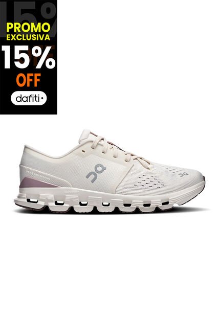 Tenis On De Mujer Cloud X 4 3WE30074740-8.5 Blanco