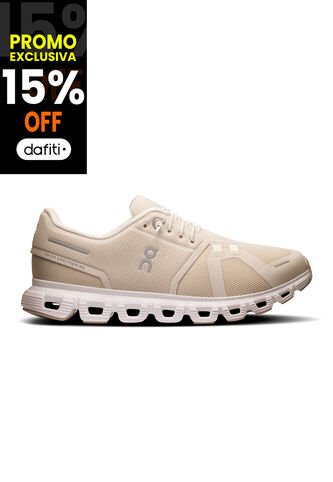 Tenis On Mujer Cloud 6 3WF10060755-6.5 Gris ON RUNNING
