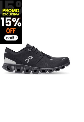 Tenis On Cloud X3 Mujer 60.98696 W 5.5 Negro ON RUNNING