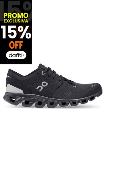 Tenis On Cloud X3 Mujer 60.98696 W 5.5 Negro