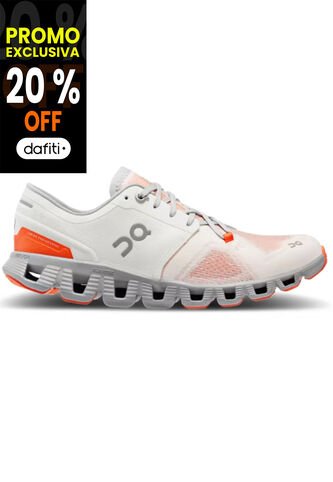 Tenis On Cloud X 3 Mujer 60.98252 Blanco ON RUNNING