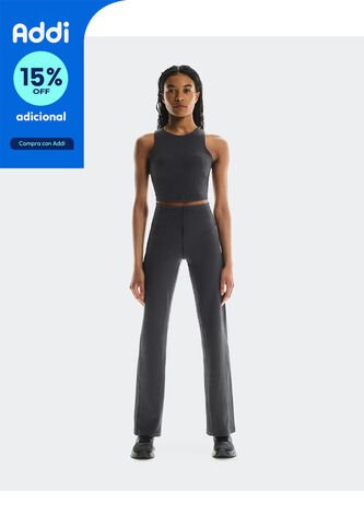 Pantalon On De Mujer All Day Ribbed 1WF30470080-S Negro ON RUNNING