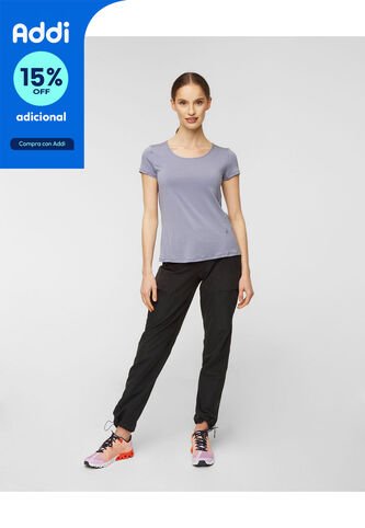 Camiseta Active-T Breathe On Running Dama Lila ON RUNNING