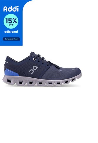 Tenis On Cloud X3 Mujer 60.98689-5.5 Azul ON RUNNING