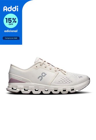 Tenis On De Mujer Cloud X 4 3WE30074740-8.5 Blanco ON RUNNING