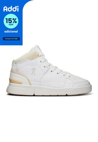 Tenis On The Roger Clubhouse Mid 2 Mujer 3WD11151533-8.5 Blanco ON RUNNING