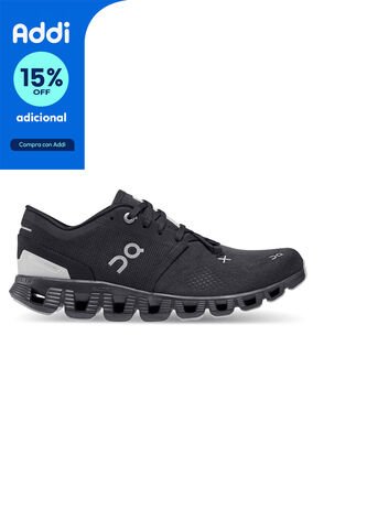 Tenis On Cloud X3 Mujer 60.98696 W 5.5 Negro ON RUNNING