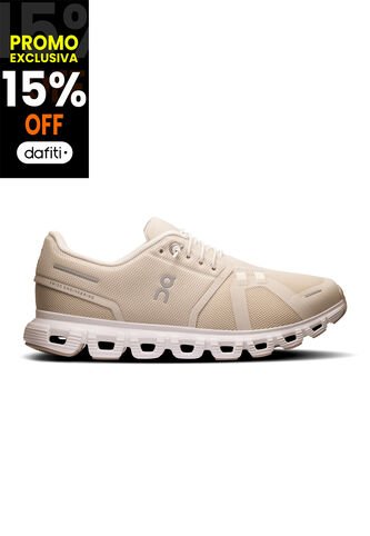 Tenis On Mujer Cloud 6 3WF10060755-6.5 Gris ON RUNNING