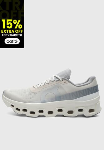 Tenis Running On Running Cloudmonster 1 Gris Claro ON RUNNING
