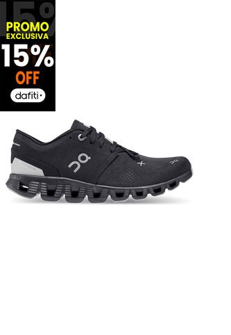 Tenis On Cloud X3 Mujer 60.98696 W 5.5 Negro ON RUNNING