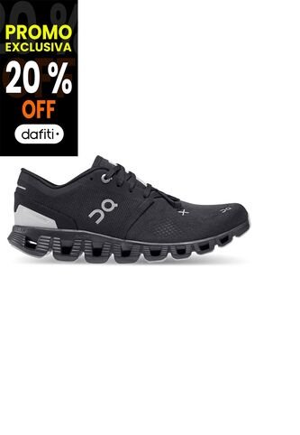 Tenis On Cloud X3 Mujer 60.98696 W 5.5 Negro ON RUNNING