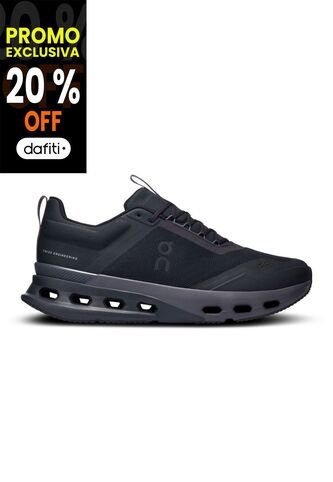 Tenis On Cloudnova X 1 Mujer 3WE30410106-7  Negro ON RUNNING