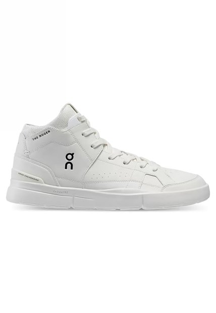 Zapatillas THE ROGER Clubhouse Mid On Running Mujer All White