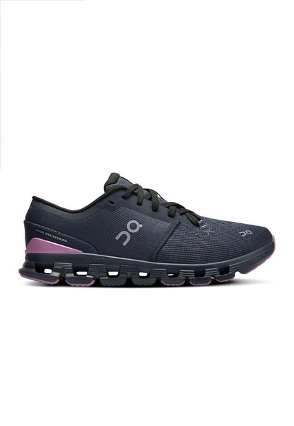 Tenis On Cloud X 4 Mujer-Gris Oscuro