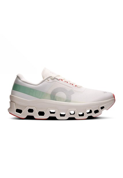 Tenis On Cloudmonster 1 Mujer-Beige/Verde