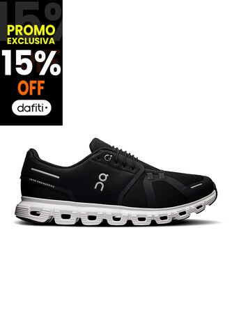 Tenis On Cloud 6 Hombre 3MF10070299-12 Negro ON RUNNING