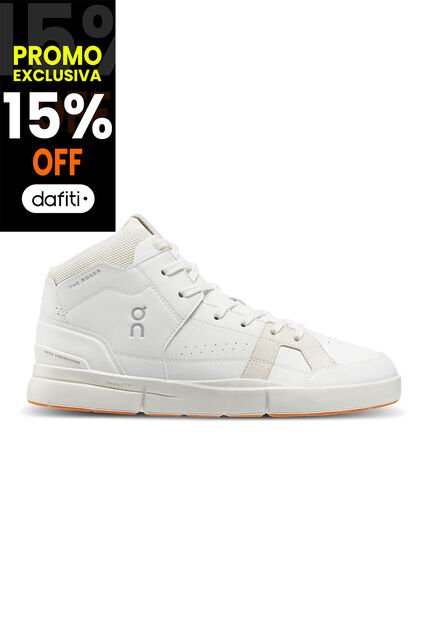 Tenis On The Roger Clubhouse Mid Mujer 98.98327-6.5 Blanco