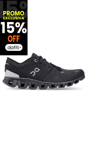 Tenis On Cloud X3 Mujer 60.98696 W 5.5 Negro