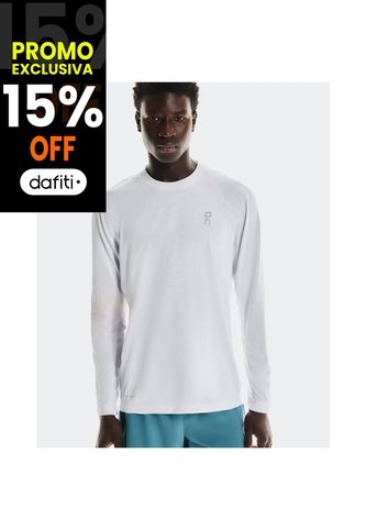 Camiseta On Train Long-T Graphic Hombre 1MF30510069 Blanco ON