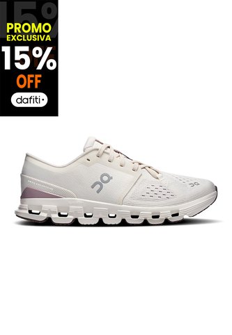 Tenis On De Mujer Cloud X 4 3WE30074740-8.5 Blanco ON RUNNING