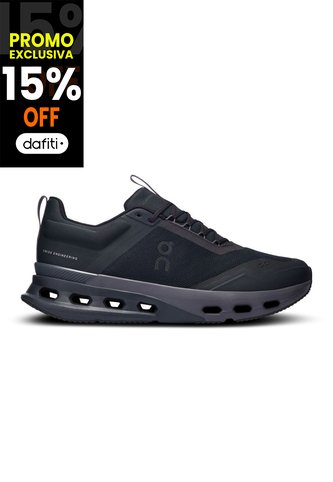 Tenis On Cloudnova X 1 Mujer 3WE30410106-7  Negro ON RUNNING