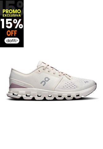 Tenis On De Mujer Cloud X 4 3WE30074740-8.5 Blanco ON RUNNING