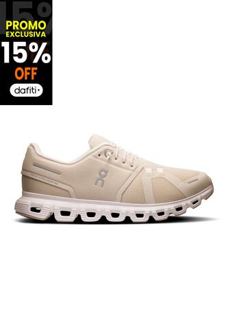 Tenis On Mujer Cloud 6 3WF10060755-6.5 Gris ON RUNNING