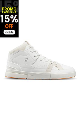 Tenis On The Roger Clubhouse Mid Mujer 98.98327-6.5 Blanco ON RUNNING