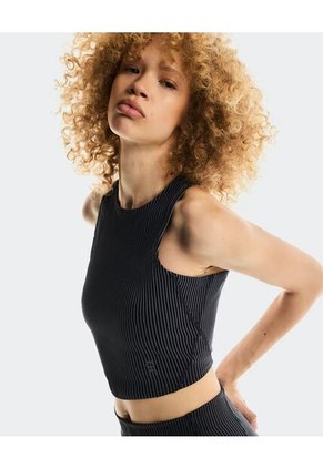 Crop Top All Day Ribbed Club-t 1WF30420080-L Negro