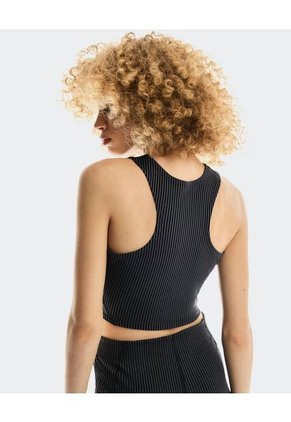 Crop Top All Day Ribbed Club-t 1WF30420080-L Negro