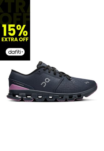 Tenis On Cloud X 4 Mujer-Gris Oscuro ON RUNNING