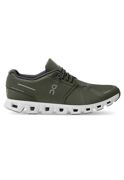 Zapatillas Cloud 5 Olive Green On Running 5998912