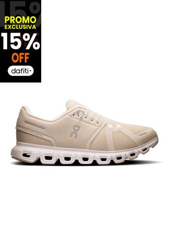 Tenis On Mujer Cloud 6 3WF10060755-6.5 Gris ON RUNNING