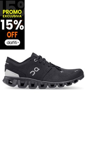 Tenis On Cloud X3 Mujer 60.98696 W 5.5 Negro ON RUNNING