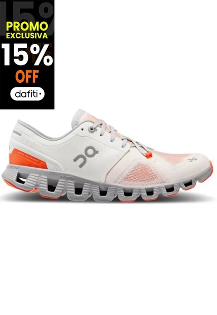 Tenis On Cloud X 3 Mujer 60.98252 Blanco