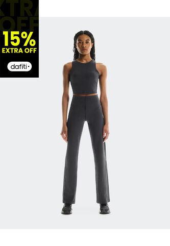 Pantalon On De Mujer All Day Ribbed 1WF30470080-S Negro ON RUNNING