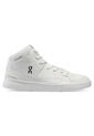 Zapatillas THE ROGER Clubhouse Mid On Running Mujer All White de ON RUNNING