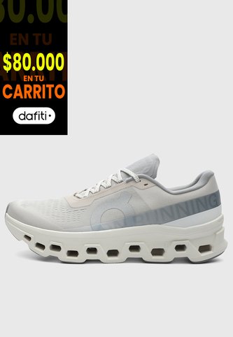 Tenis Running On Running Cloudmonster 1 Gris Claro ON RUNNING